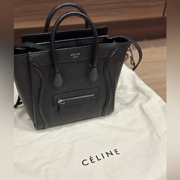 NANO LUGGAGE BAG IN DRUMMED CALFSKIN
BLACK - Picture 5 of 7